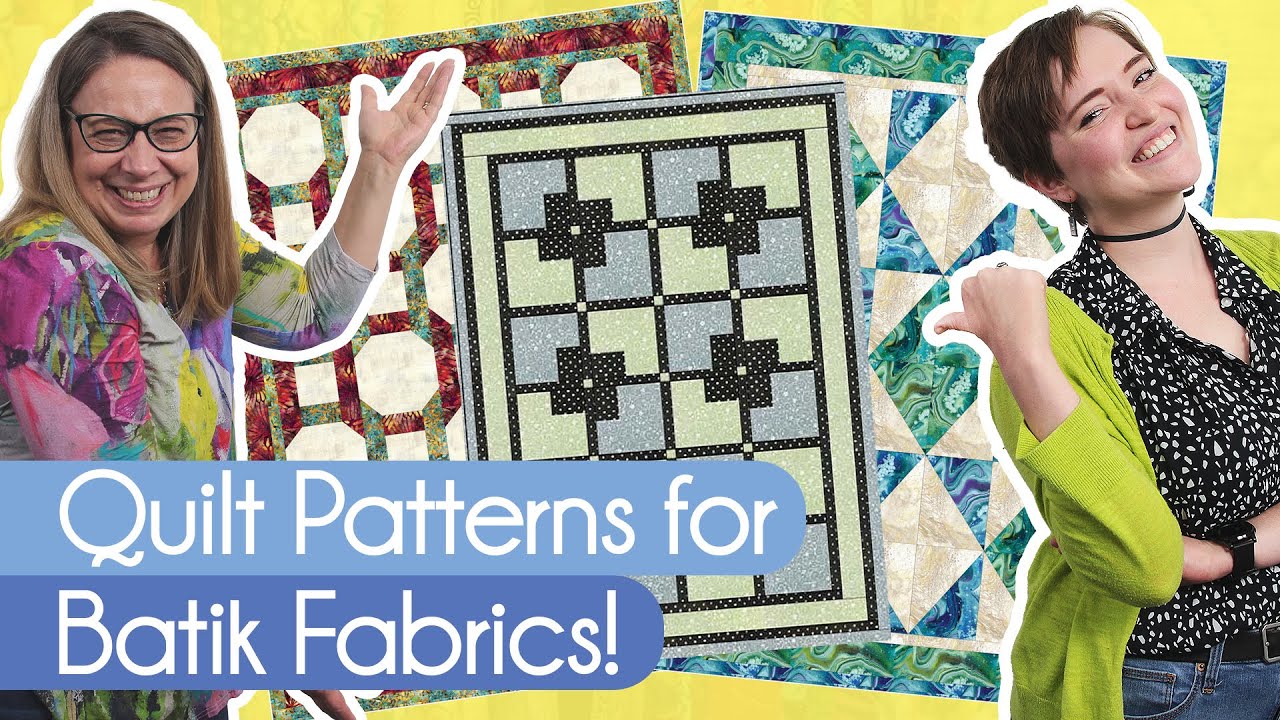 Fabric Cafe's Favorite Quilt Patterns for Batiks!