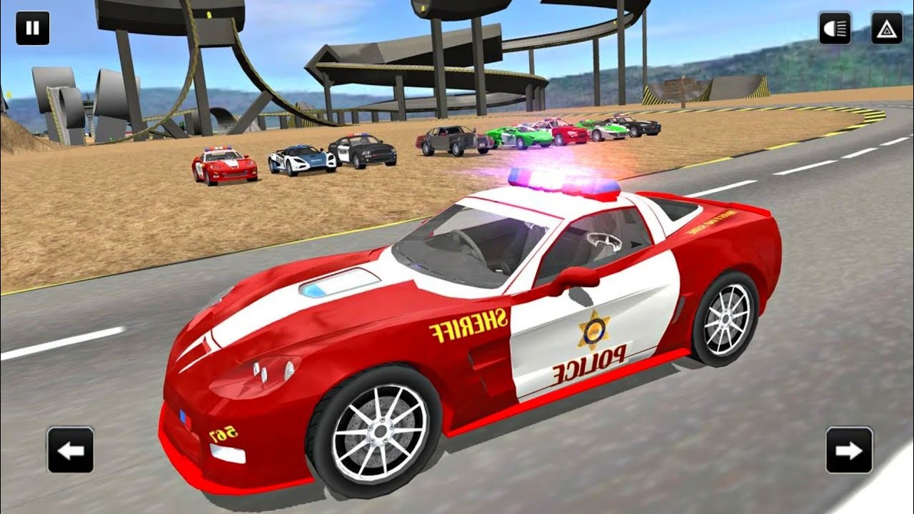 US Police Car Stunt Driving Simulator - Police Car Game - Android IOS Gameplay.