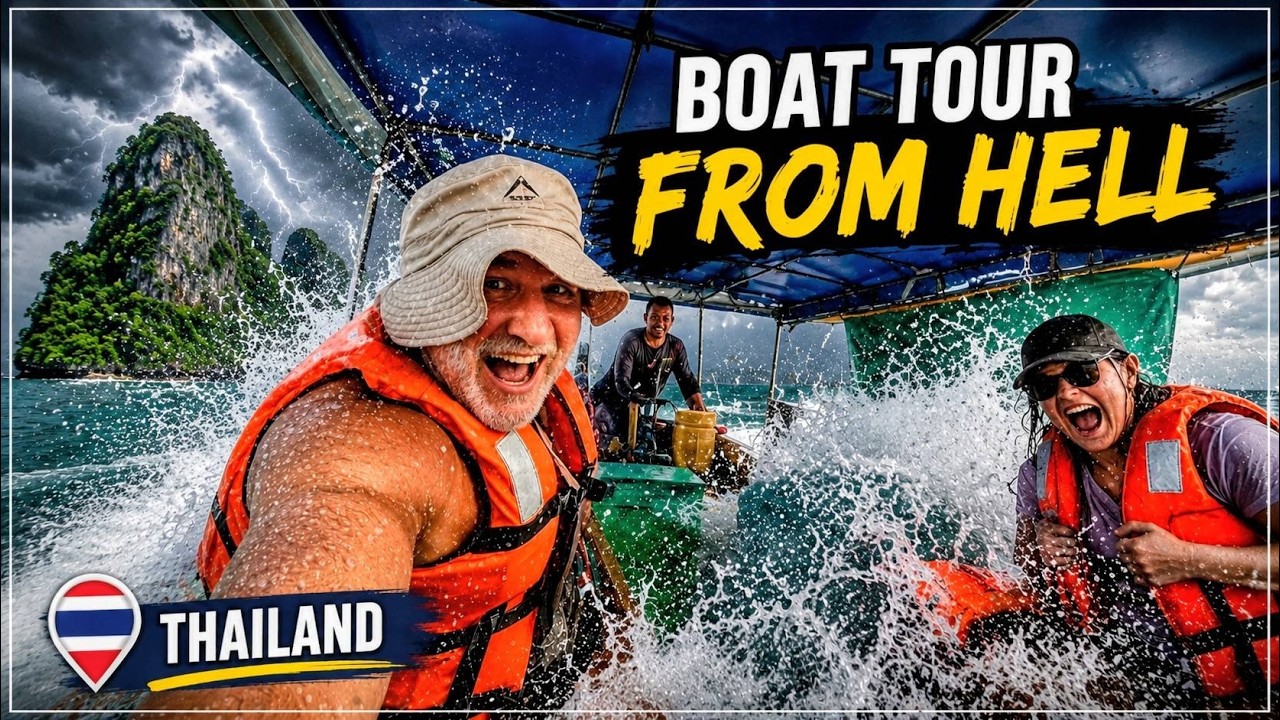 Thailand Longtail Boat Nightmare – High Winds, No Engine!