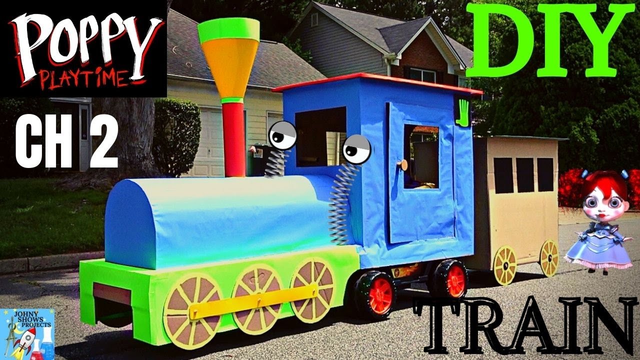 DIY REAL Poppy Playtime Chapter 2 TRAIN In REAL LIFE 100% works