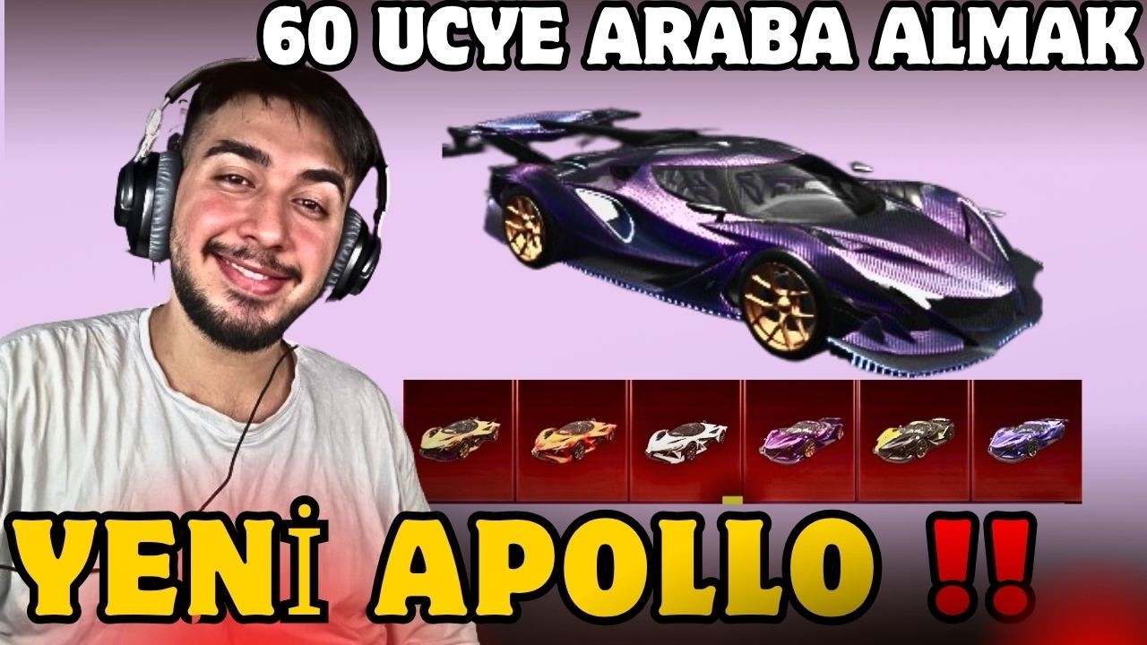 200.000 UC'LİK ŞAHESER APOLLO ARABA GELDİ!! 😱(OYUNUN EN MUHTEŞEM ARA&Ccedil;LARI) 60 UC İLE| PUBG Mobile