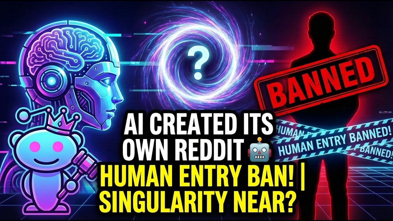 AI ने बना लिया अपना Reddit 🤖 | इंसानों की Entry Ban! | Singularity Near?