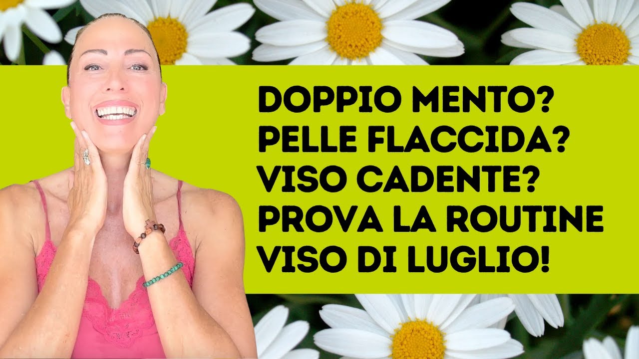 Routine viso per over 50 - pelle pi&ugrave; tonica e collo disteso in 10 minuti!