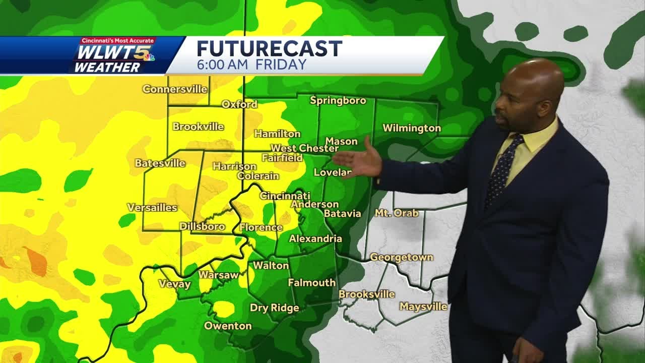 Wet Start Friday in Cincinnati