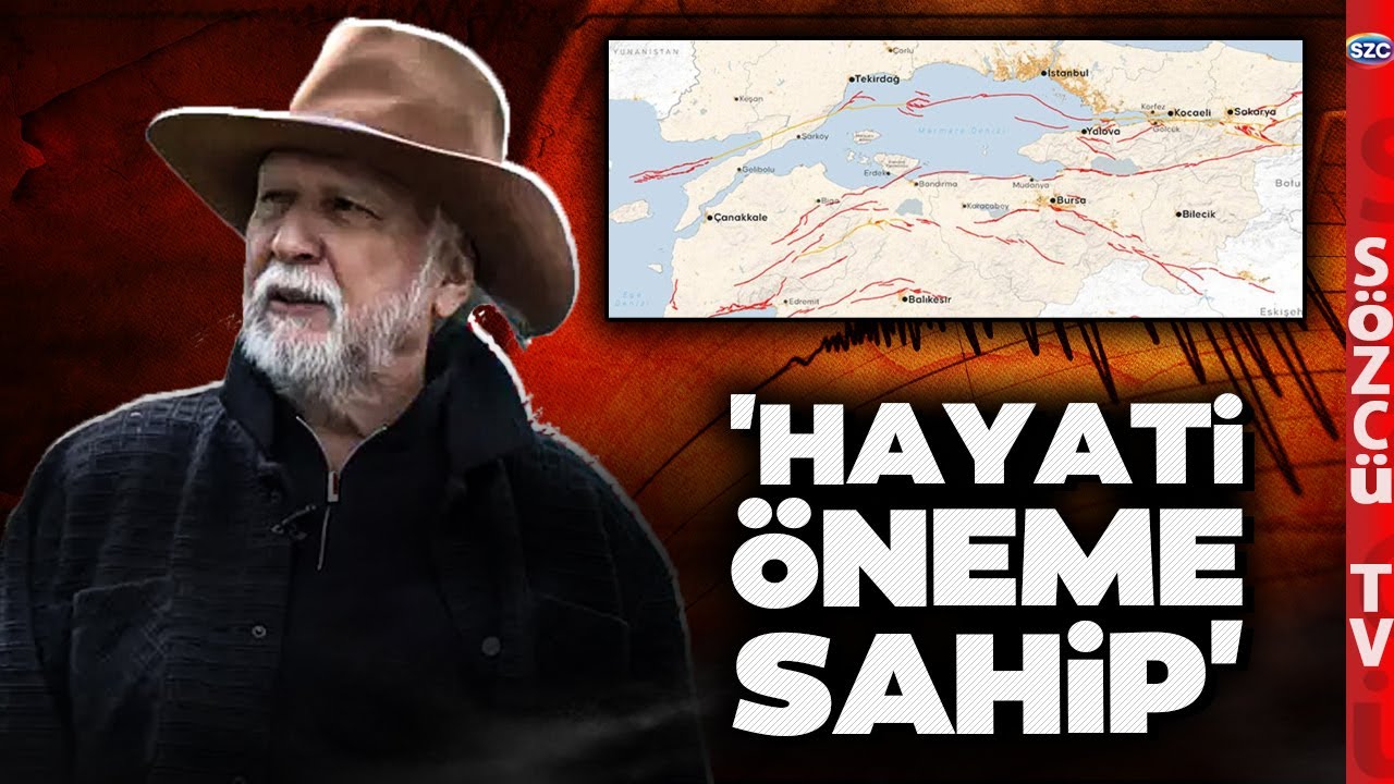 'Hayati Öneme Sahip' Deprem Bilimci Şener Üşümezsoy Marmara Depremi İhtimalini Anlattı!