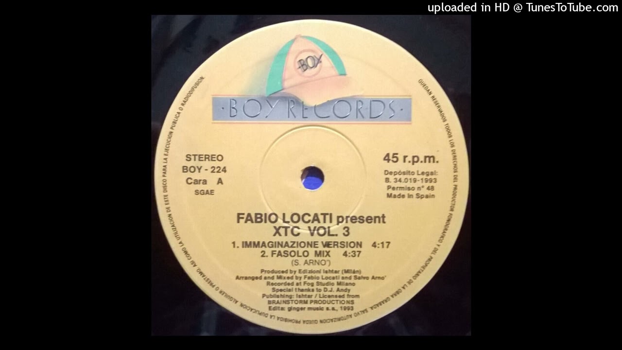 Fabio Locati - XTC Vol. 3 (Fasolo Mix) - 1993