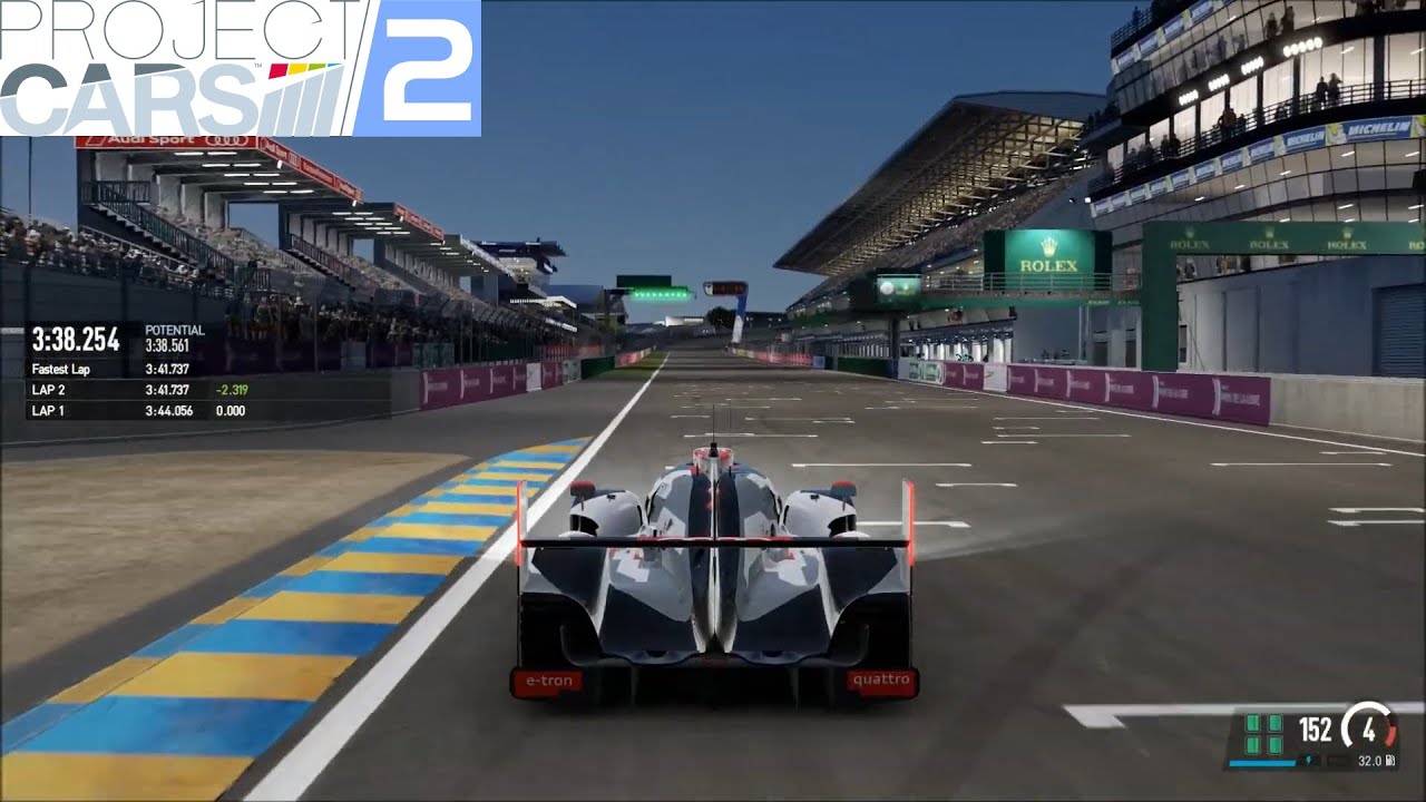 Project Cars 2 | 24 Hours of Le Mans NIGHT Race ! Audi R18 e-tron quattro  | Gameplay [1080p]
