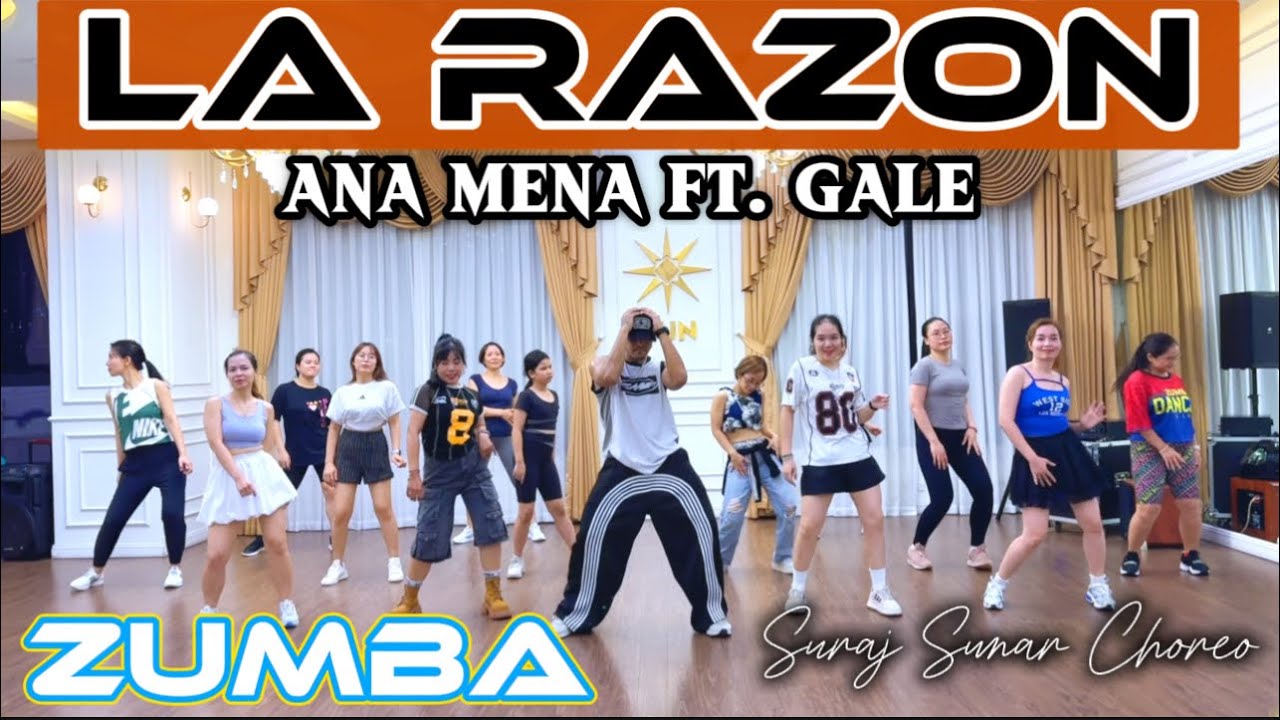 La Razon | Ana Mena Ft . Gale | 🧠 Suraj Sunar | ZumbaFitness 