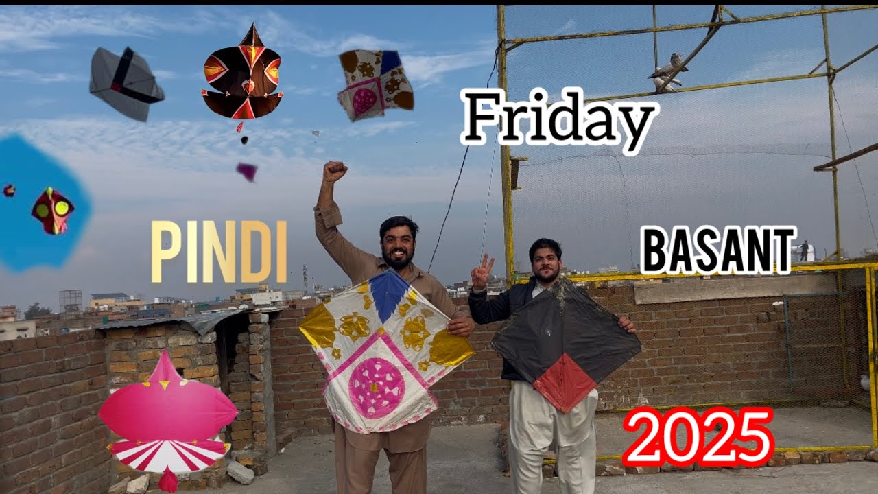 Rawalpindi basant 2025 maza ha ghia guda hi guda🥳❤️#basant #pindi