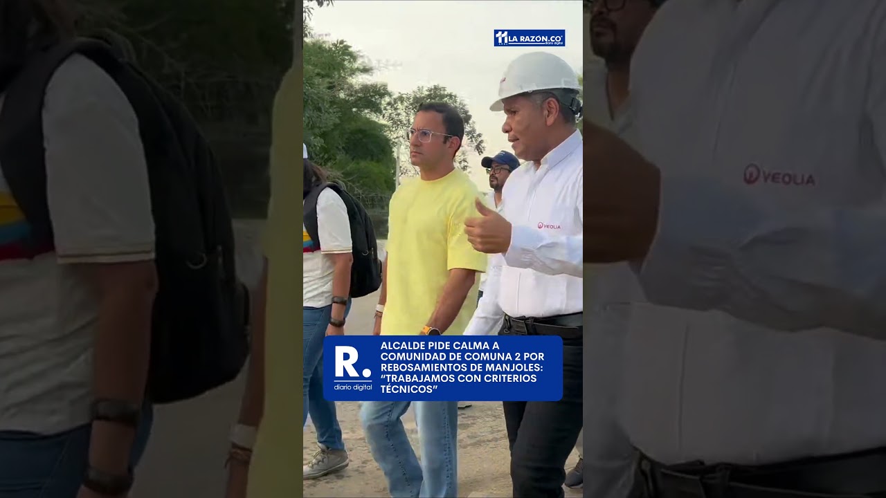 Alcalde pide calma a comunidad de Comuna 2 por rebosamientos de manjoles: