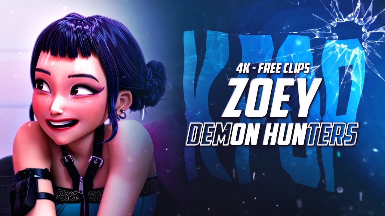 ZOEY | 4K TWIXTOR | KPOP DEMON HUNTERS | FREE CLIPS