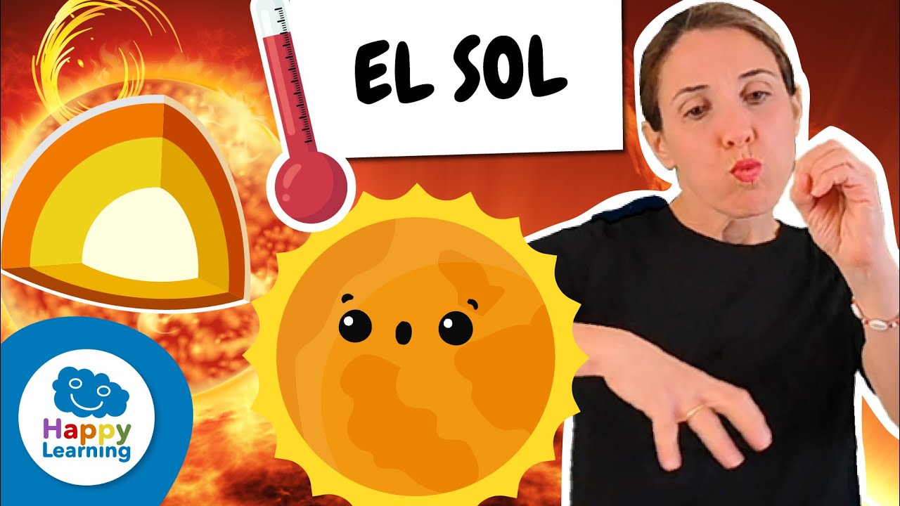 🌞 EL SOL en LENGUA DE SIGNOS | Vídeos Educativos para Niños | Ciencias Sociales @HappyLearningES