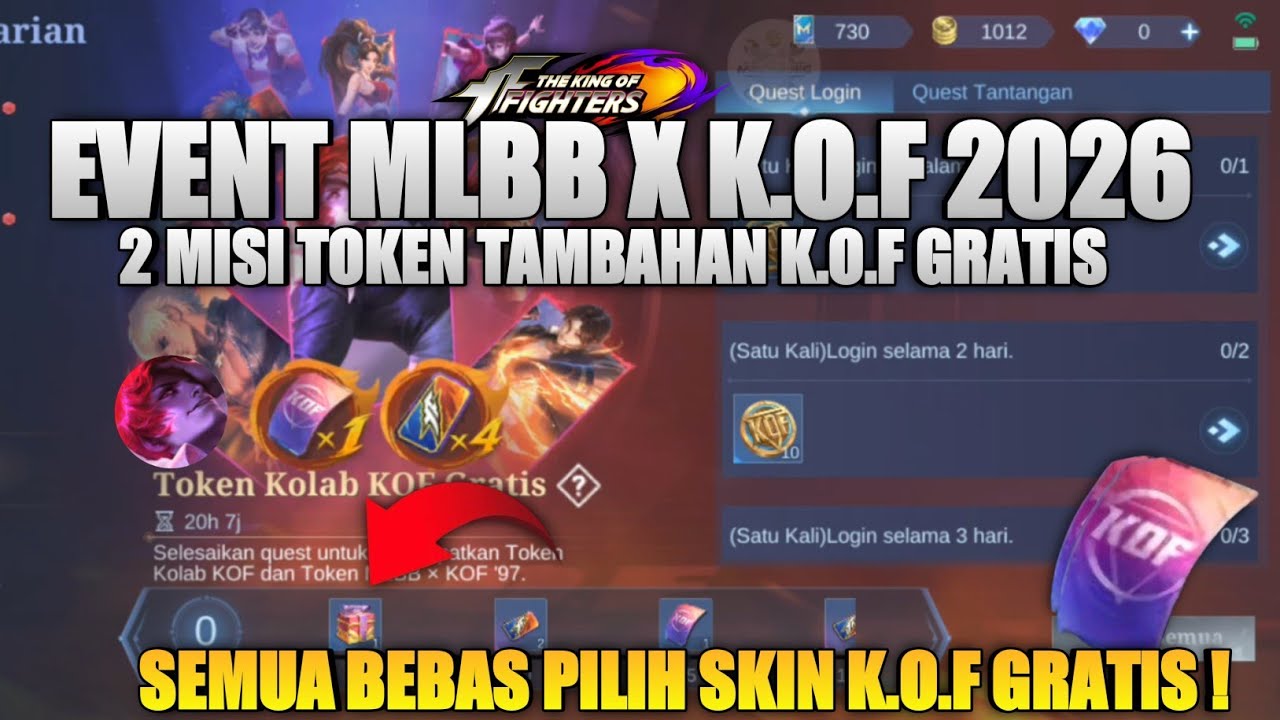 K.O.F BINGO!! TIKET TAMBAHAN BEBAS PILIH SKIN KOF GRATIS 2026 | 35 TIKET GRATIS EVENT KOF BINGO MLBB