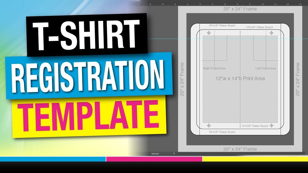 How to Screen Print | T-Shirt Registration Template