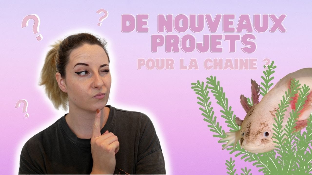 Nouveaux projets pour la chaine ; Une chaine spécial AXOLOTLS !?!