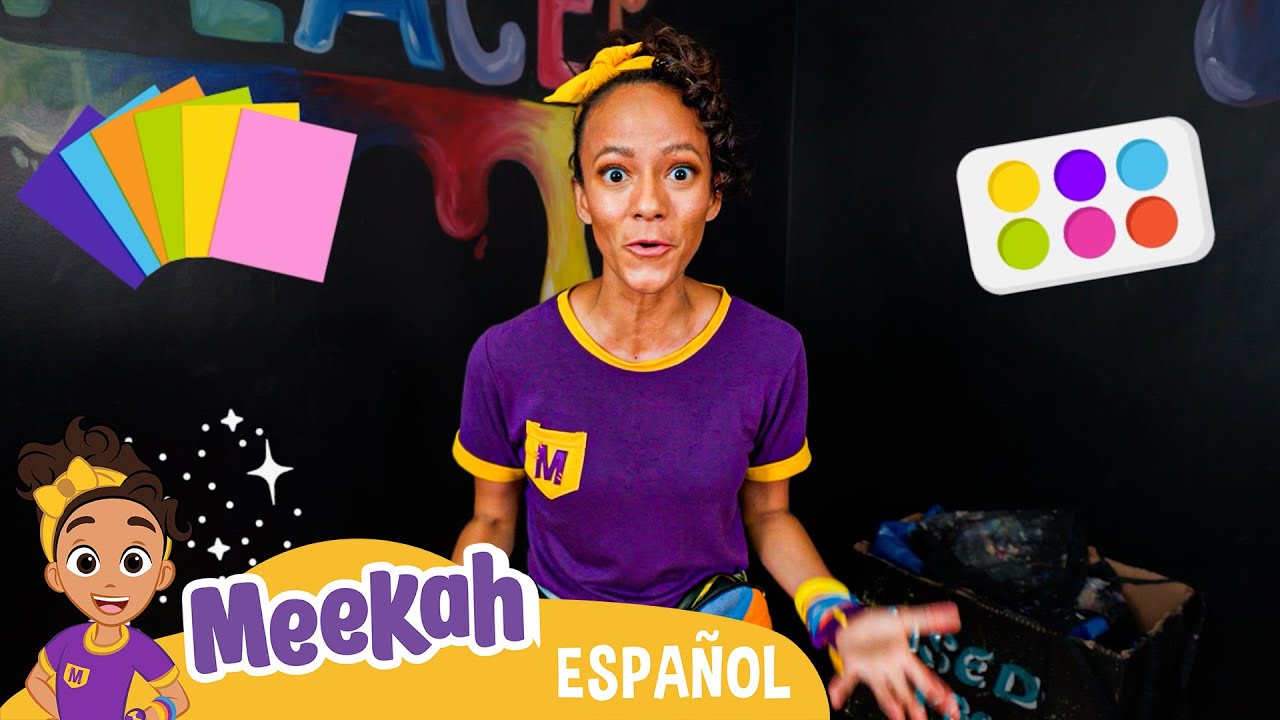 Meekah hace una obra maestra en The Paint Place  💜¡Hola Meekah!💜Amigos de Blippi