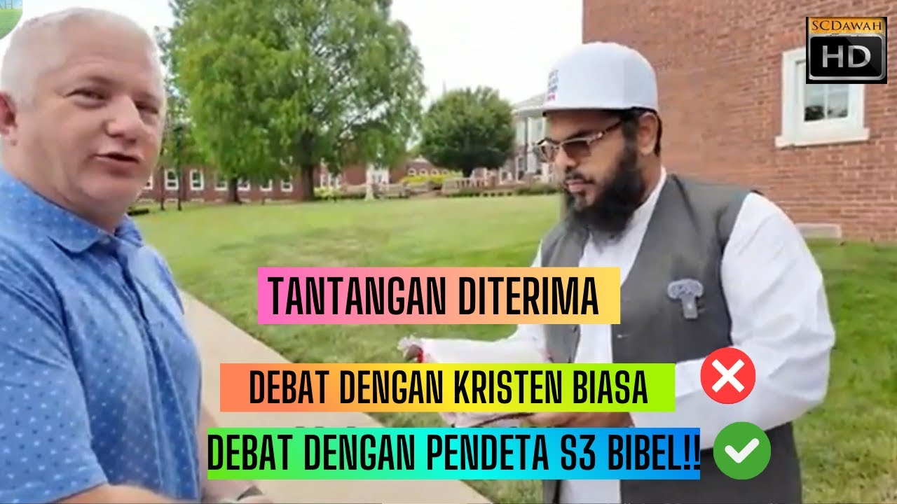 BARU !! P1: Tantangan Diterima: Sheikh Berdebat dengan Pendeta S3 Bibel  ❗❗❗
