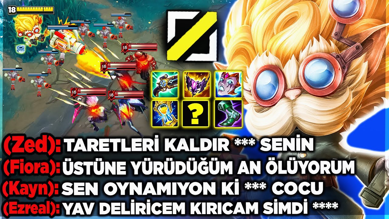Heimerdinger AMA Rakip Sinirden Deliriyor !! Taretlerimden Yaklaşamıyorlar 😅