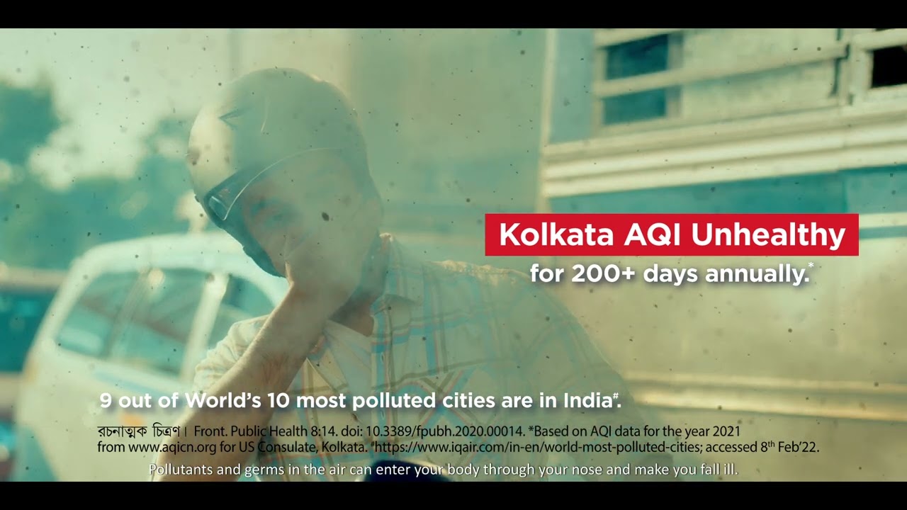 Otrivin Breathe Clean &ndash; Pollution (Kolkata 20 sec)