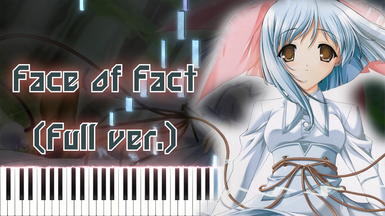 【BALDR FORCE OP】Face of Fact/KOTOKO (フル) ピアノアレンジ