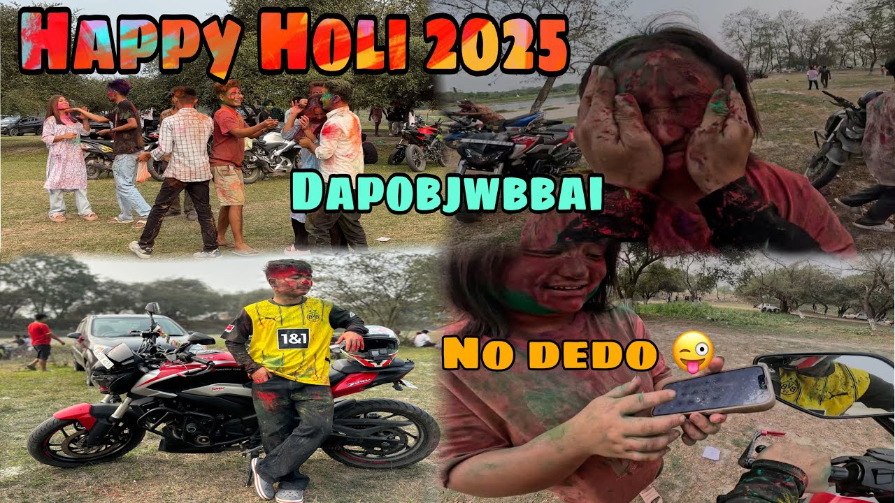 Happy Holi special video😂🖤! Sengra sikla dapoblajwbbai 😂👏!Kokrajhar gourang park !