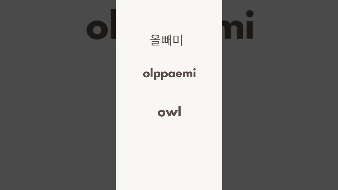 Birds 🐦 name in Korean. #korean #korealearning #learnkorean #koreanlanguage #korea #birds #bird