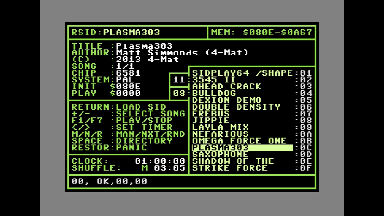 Matt Simmonds (4-Mat) - Plasma303 | C64 Music