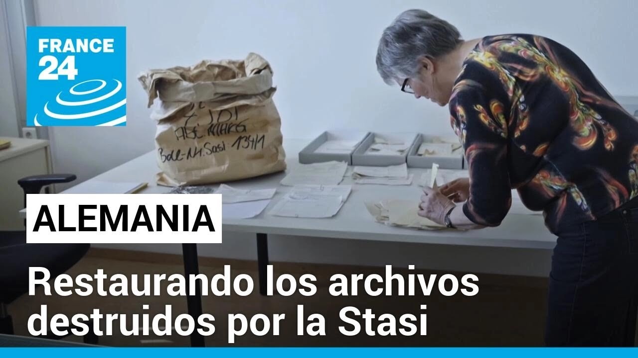 Reconstruyendo los archivos destruidos por la policía secreta de Alemania del Este
