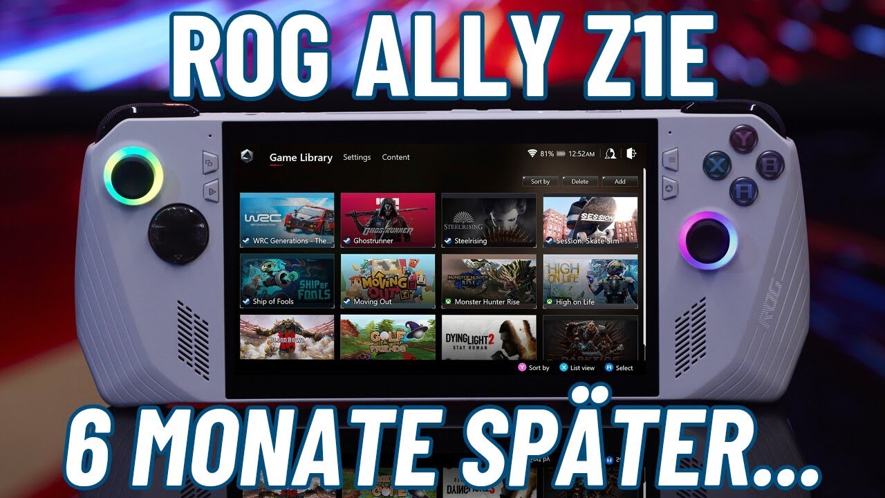 ROG Ally (Z1E) - 6 Monate später - Langzeittest/Review