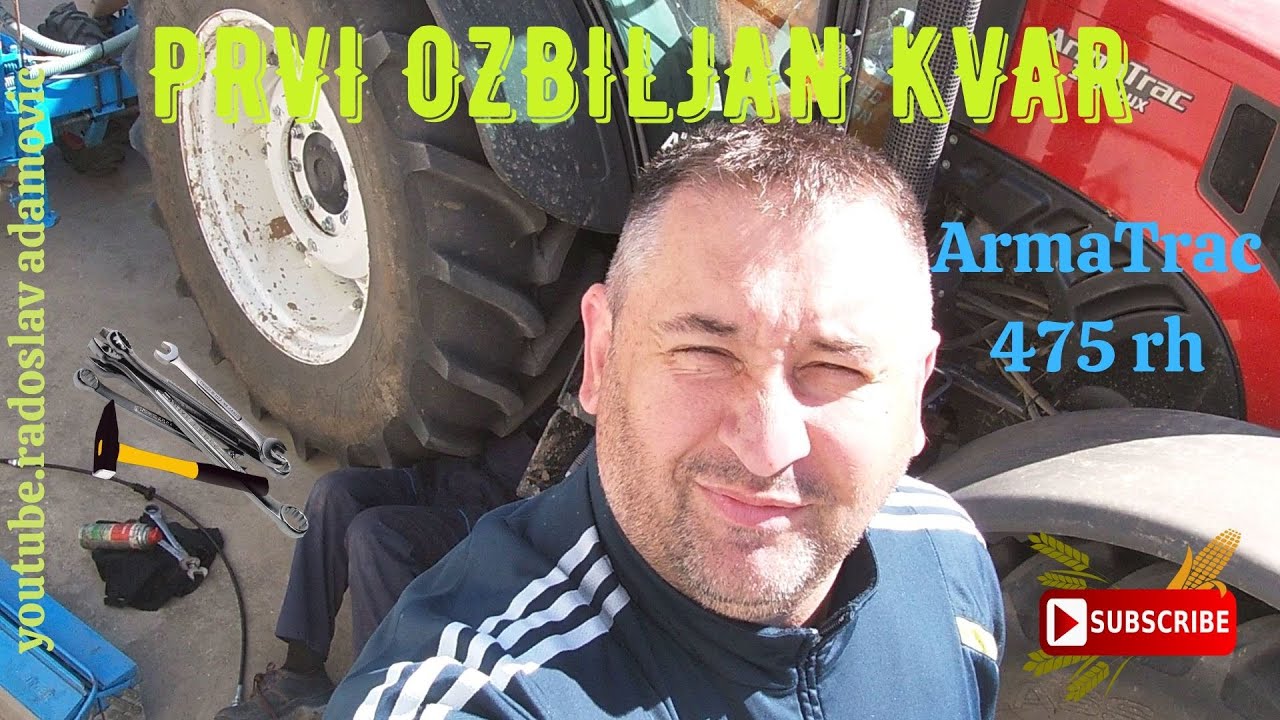ArmaTrac 1104 lux: PRVI OZBILJAN KVAR NA TRAKTORU POSLE 475 rh, ArmaTrac: FAILURE AFTER 475 h