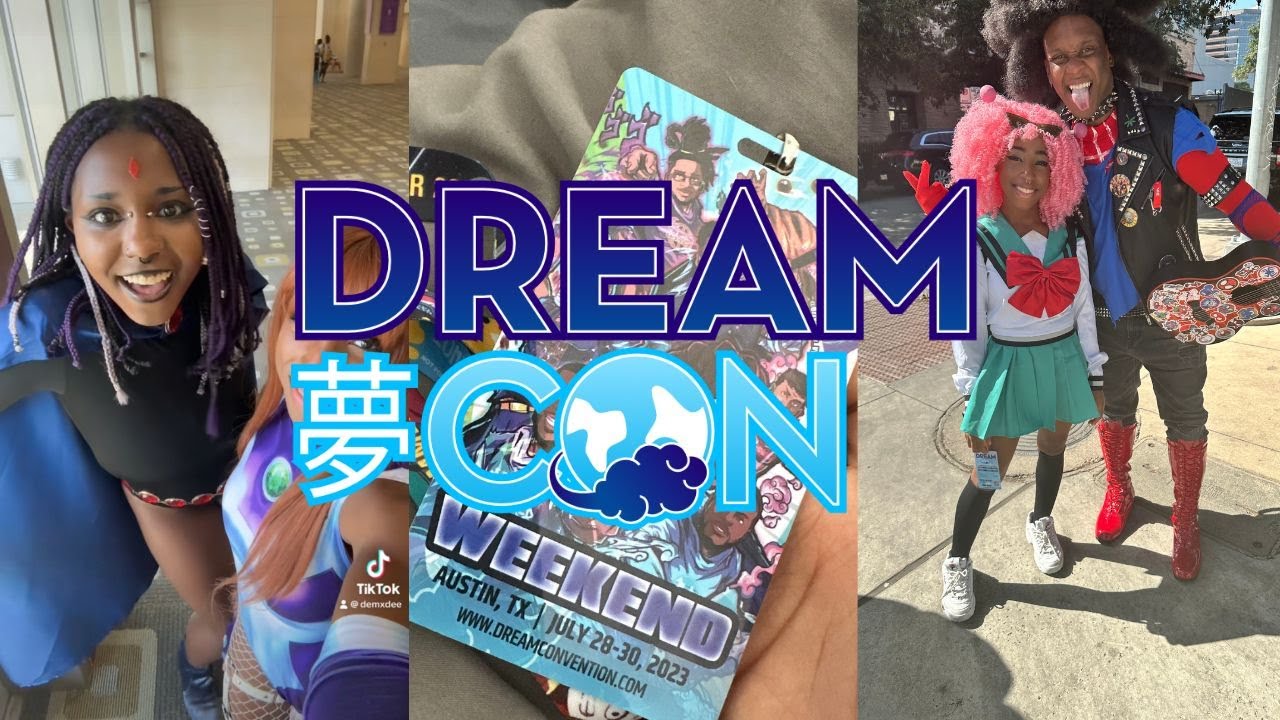 Our FIRST Con/Cosplay Together !! | DREAMCON 2023 | dem x dee