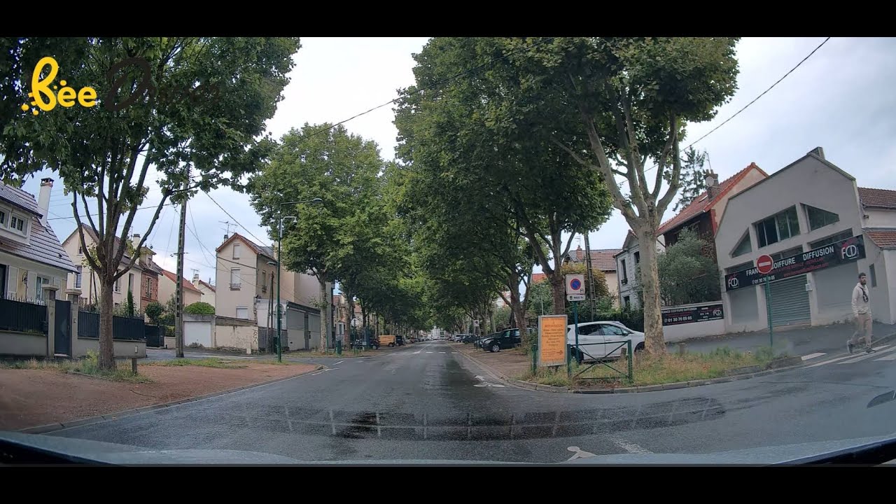 parcours d'examen type Cergy - Bee Driver
