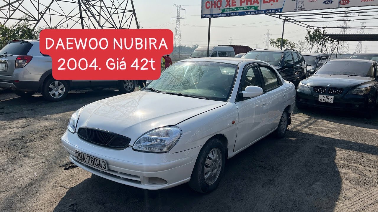 DAEWOO NUBIRA 2004. Sơn mới cả cây, đăng kiểm mới rồi các bác nhé 