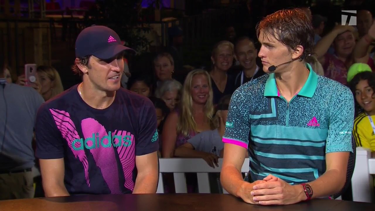 Zverev Brothers Visit Tennis Channel Desk Washington D.C. Citi Open