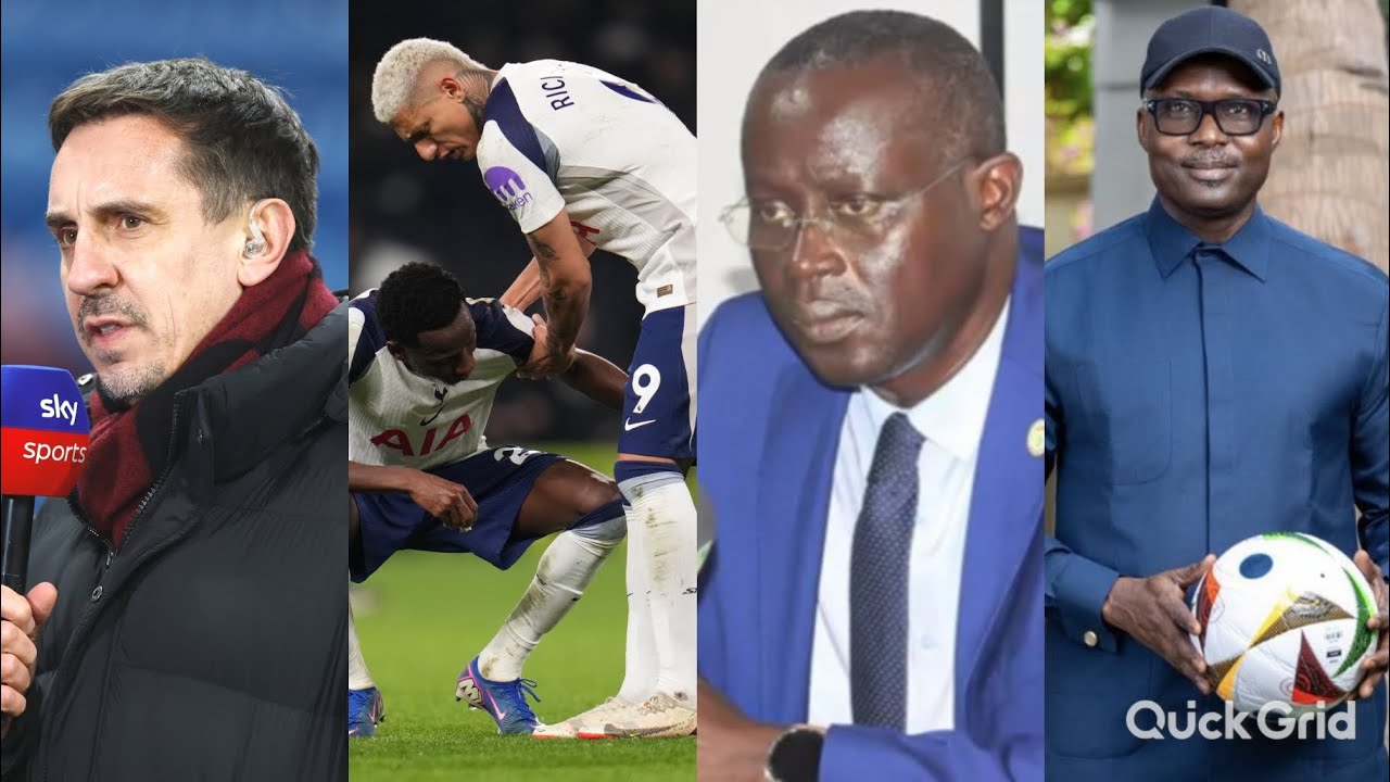 Gary Neville tacle Pape Matar Sarr et Tottenham! Problème de 360 millions à la Fédération...