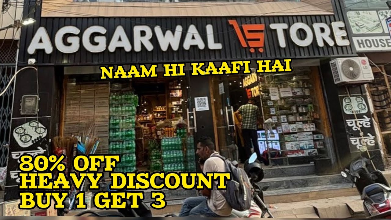Heavy discounts at Aggarwal Store 😲 Buy 1 Get 3 | Real vlog experience #delhi #shopping 