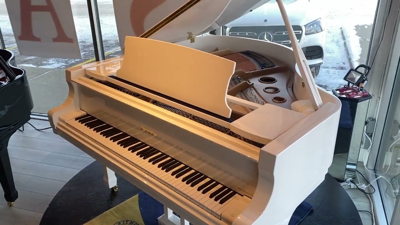 Ritmuller RS160 White Grand Piano available @ Piano Centre Edmonton