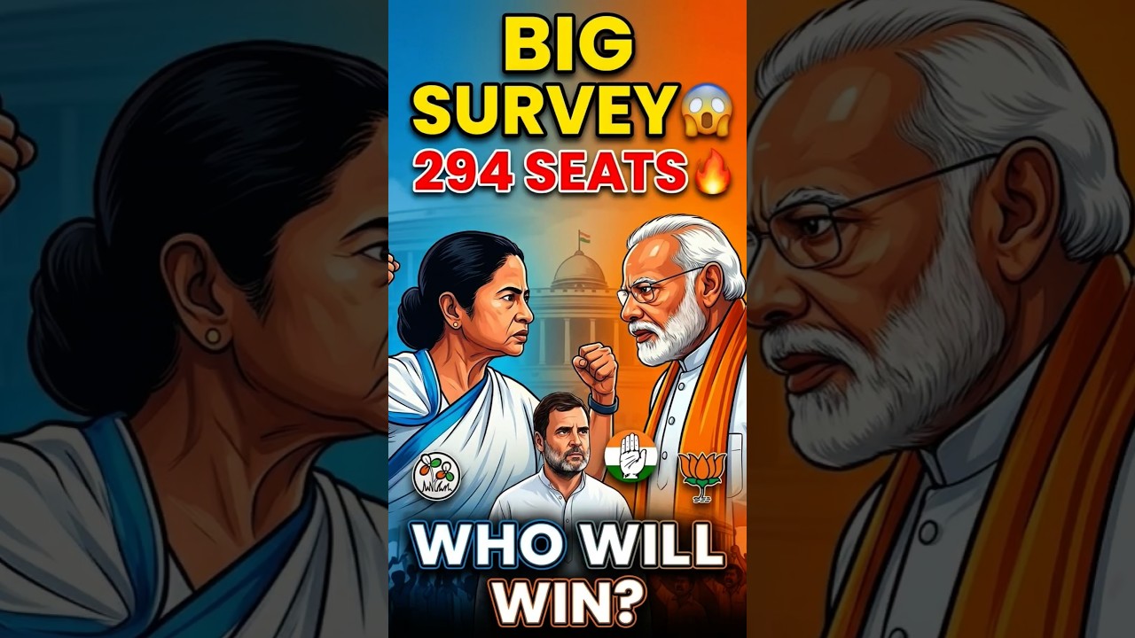294 Seats Bengal Survey 😳 | TMC vs BJP Final Result 🔥 कौन जीतेगा?#electionpoll