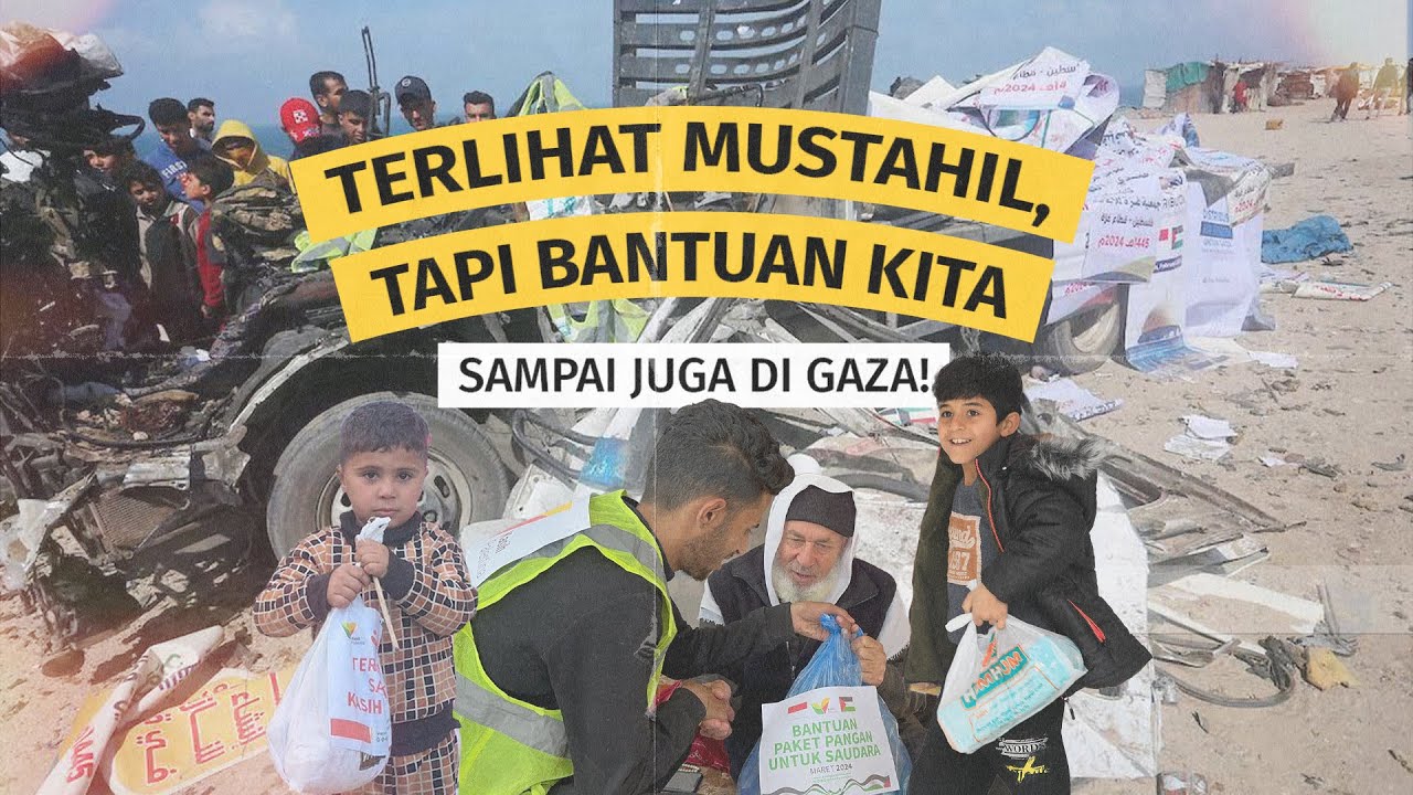 TERLIHAT MUSTAHIL, TAPI BANTUAN KITA SAMPAI JUGA DI GAZA!#RamadhanPalestina