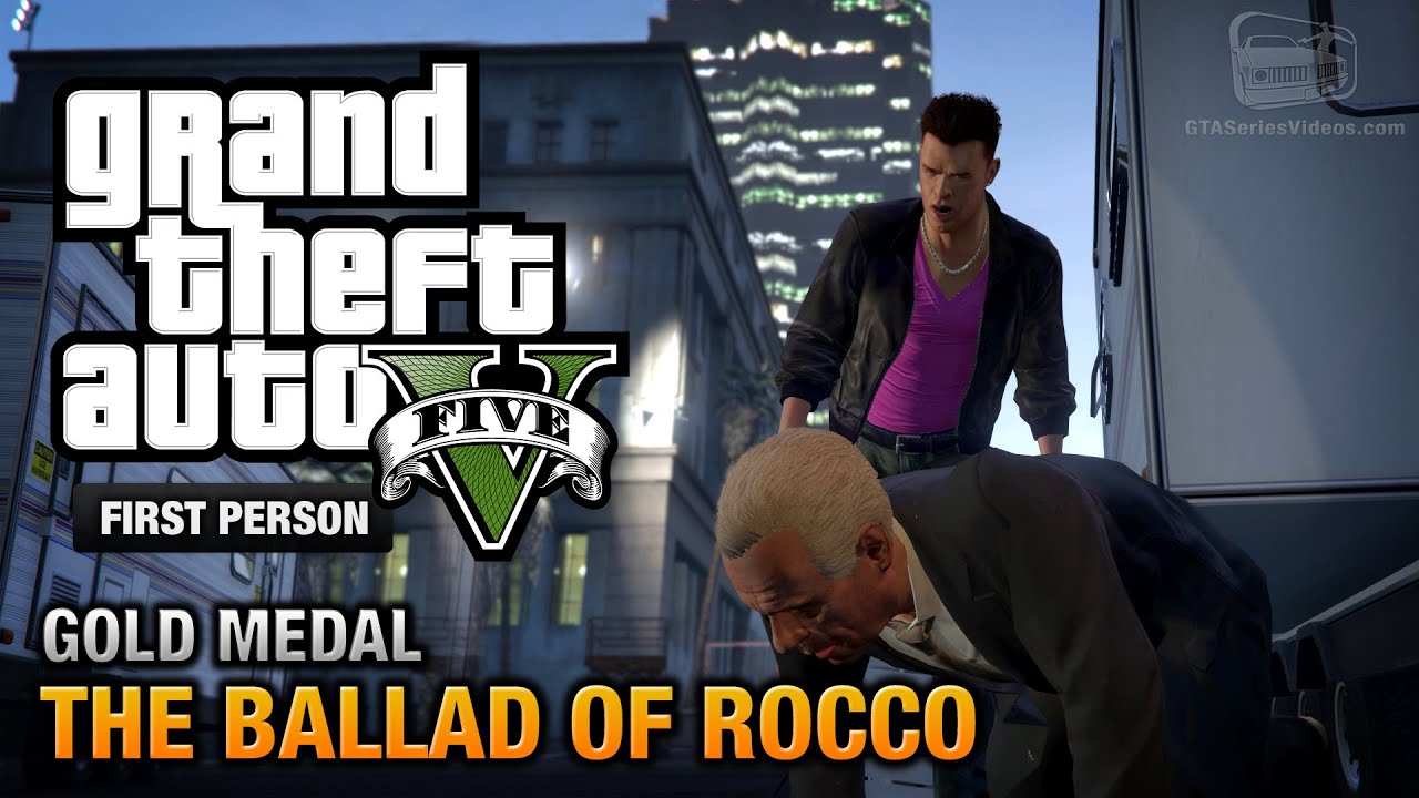 GTA 5 - Mission #60 - The Ballad of Rocco [First Person Gold Medal Guide - PS4]