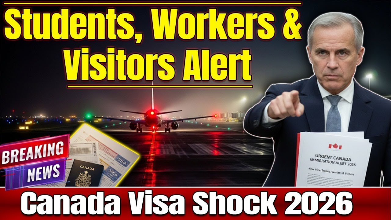 Urgent Canada Immigration Alert 2026 🚨 New Visa Policies Affect Students, Workers & Visitors