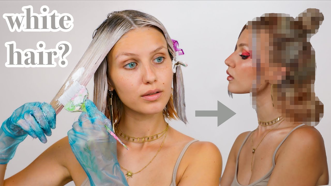 Trying to Dye my Hair WHITE