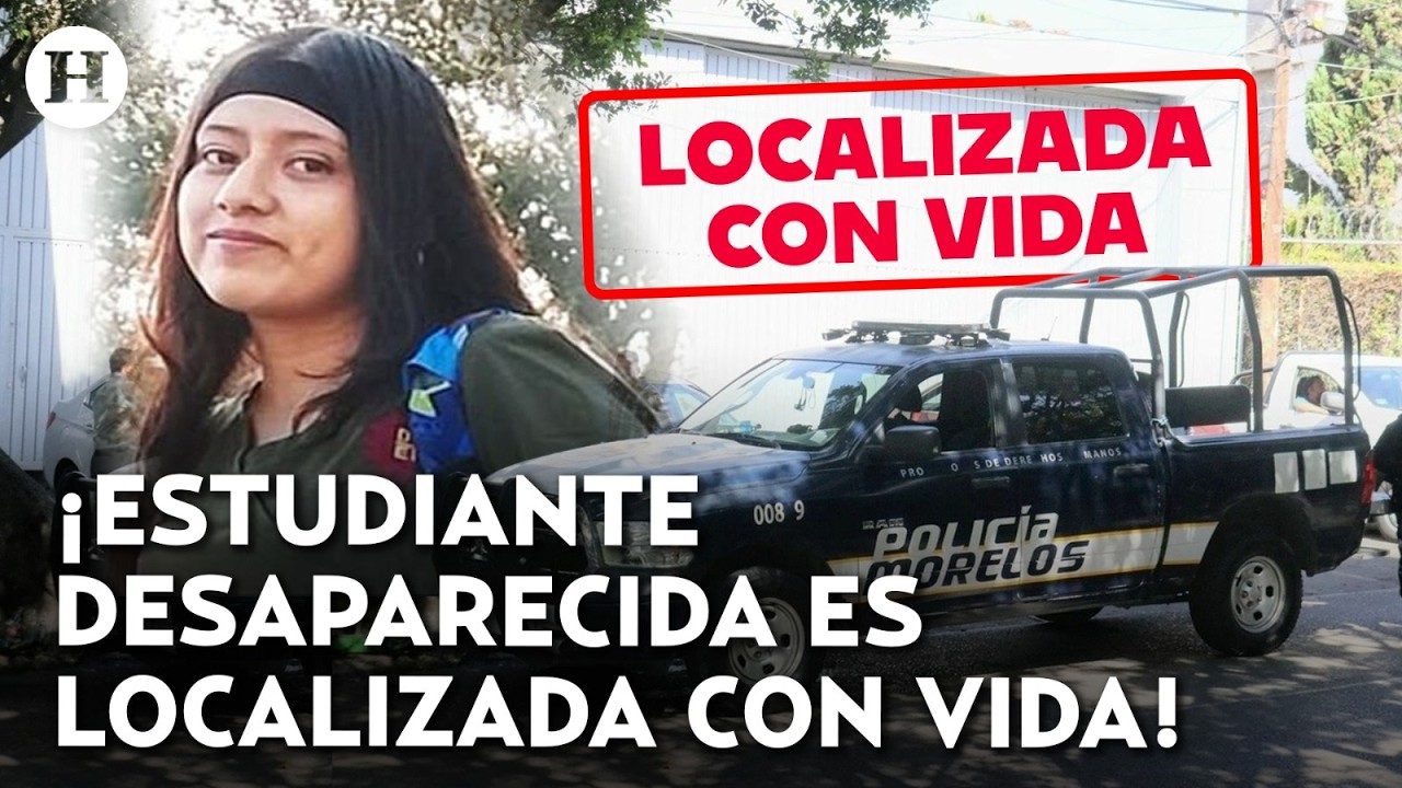 ¡Su familia vuelve a abrazarla! Localizan a Miranda Sherlin, estudiante desaparecida en Morelos