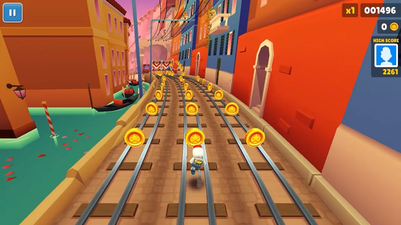 Subway surfers| Extreme run in older version NO COINS challenge