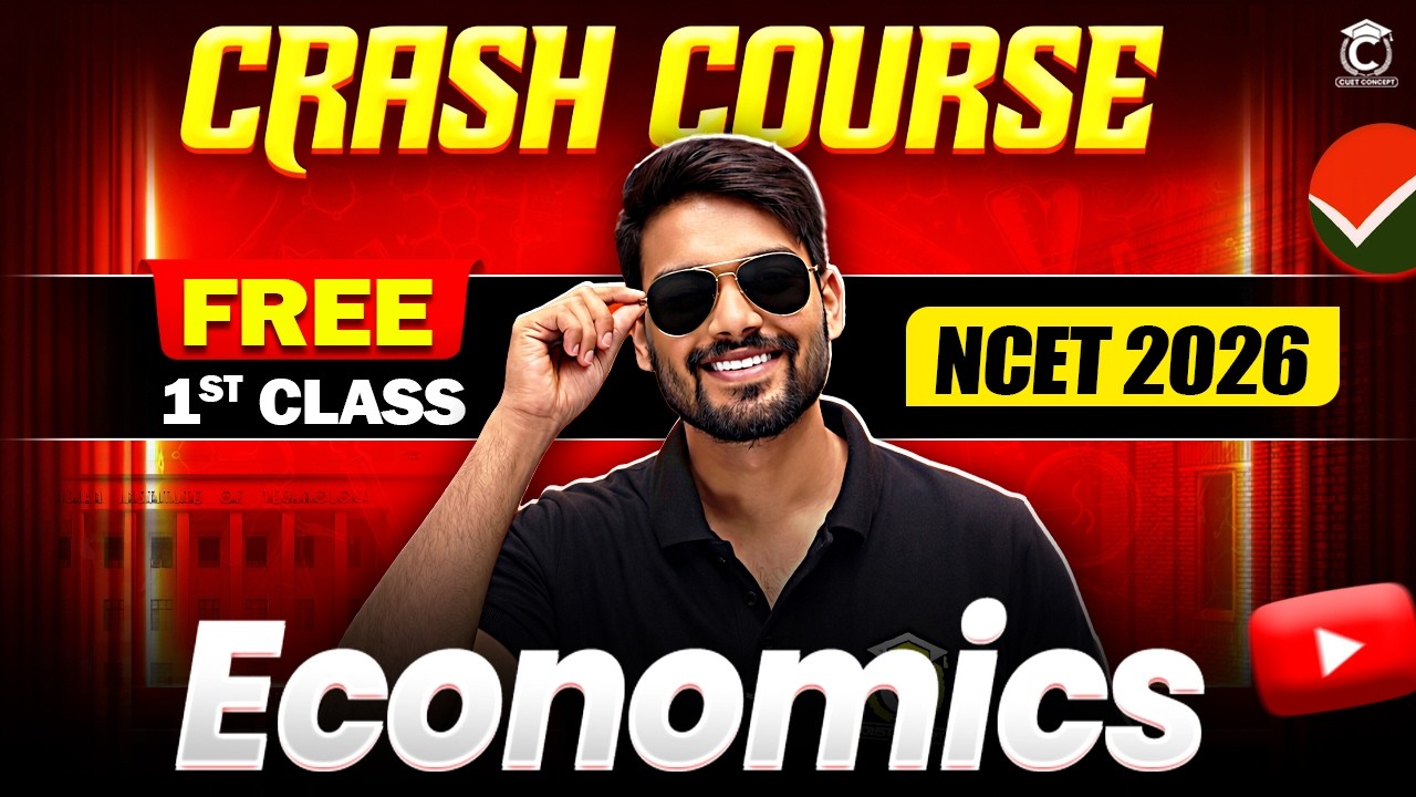 NCET Crash Course 2026🔥 | Economics Domain Class-1 | Micro Economics | NCET 2026 Preparation