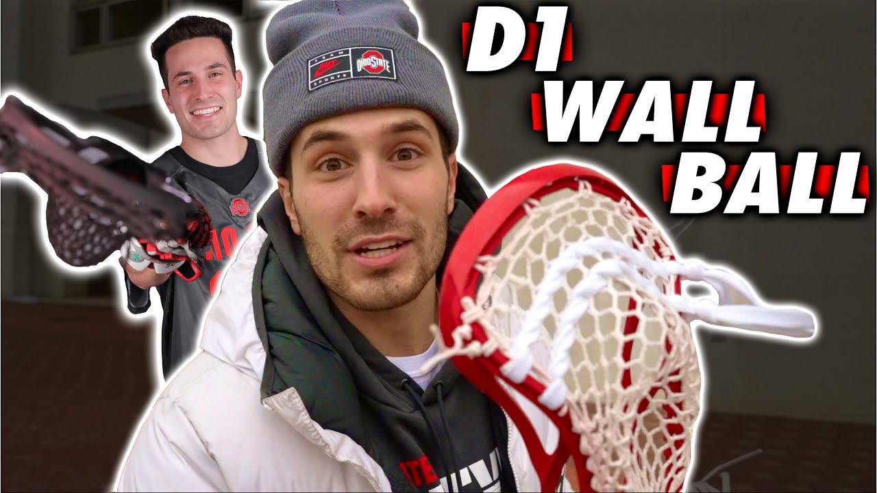 D1 LACROSSE WALL BALL ROUTINE!!
