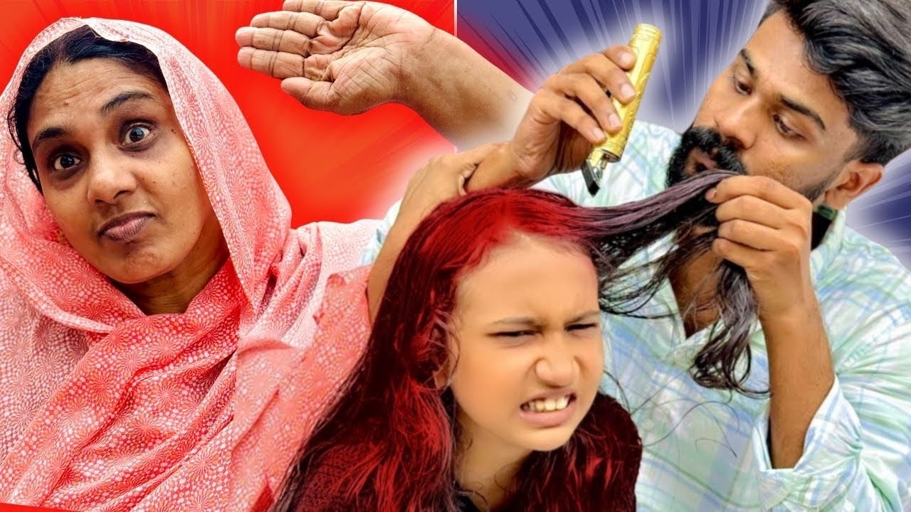 Zaiba ഉമ്മനെ ചതിച്ചു 😳 Zaiba HAIR COLOURED 😱