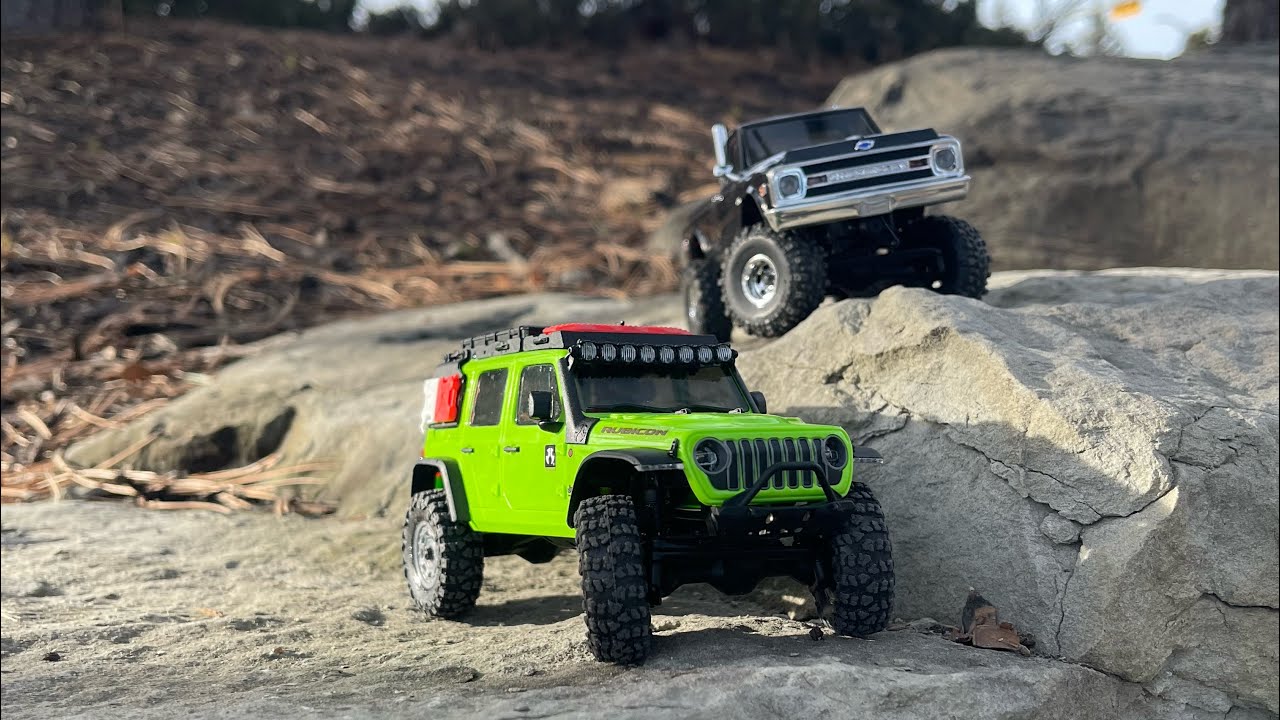 SCX30 Sunny afternoon #automobile #axial #jeep#offroad 