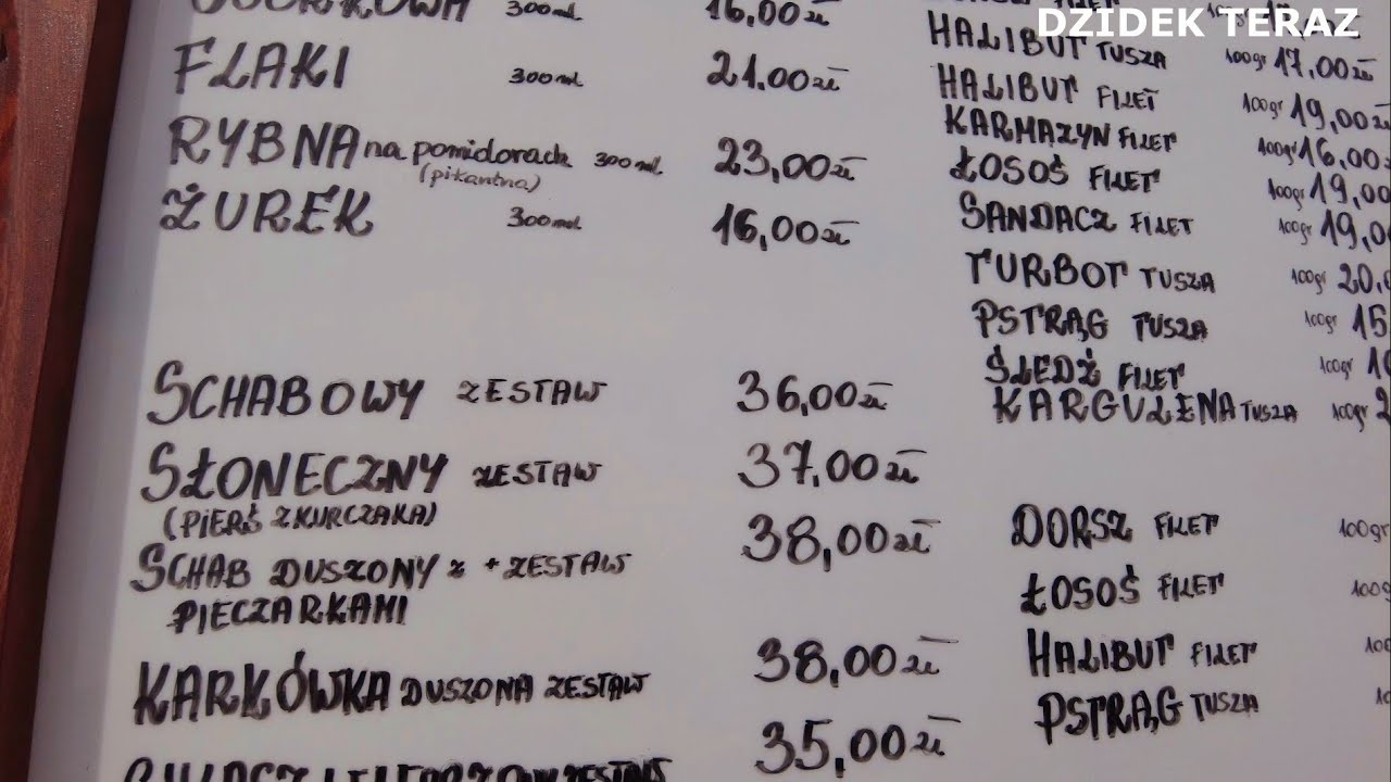 KRYNICA MORSKA - CENY (LATO 2024)