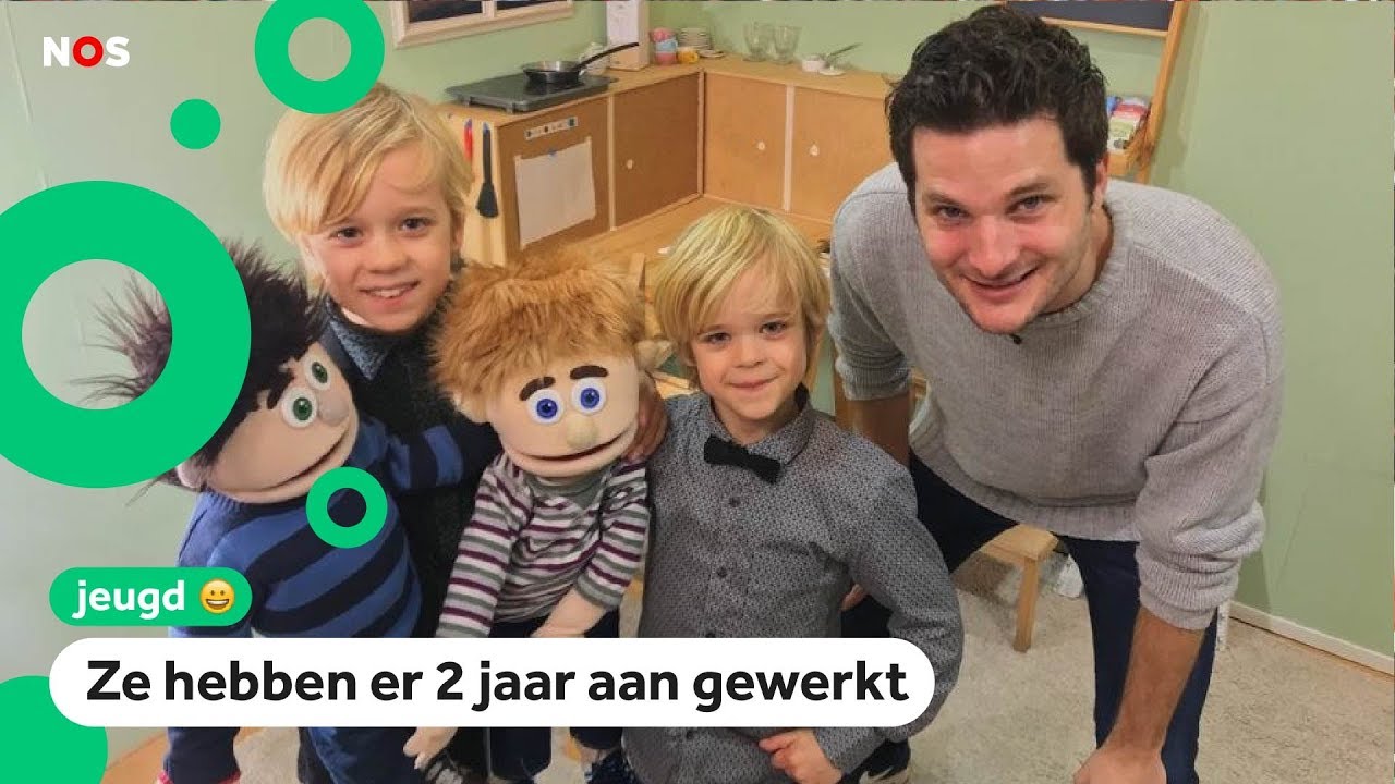 Lennart maakte met zijn gezin een film met handpoppen